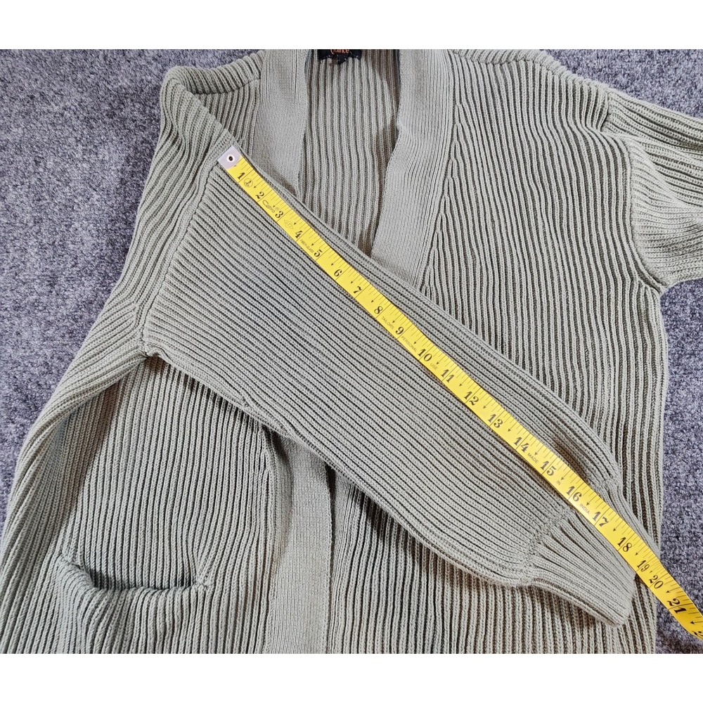 Quince Women's Cardigan Size M Organic Cotton Minimalist Neutral Oversized Cozy - Picture 7 of 9